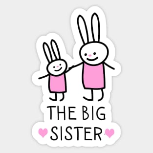 Big sister bunnies Sticker